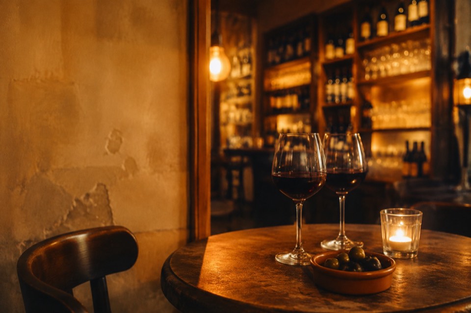 Interno caldo di un locale, immagine dimostrativa